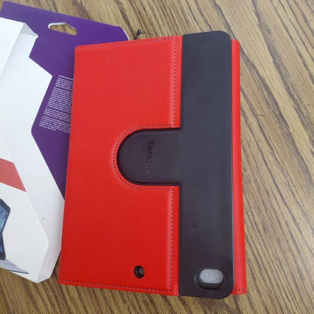 Targus VersaVu Slim Rotating Case for iPad Mini 4,3,2,1 Red See Description